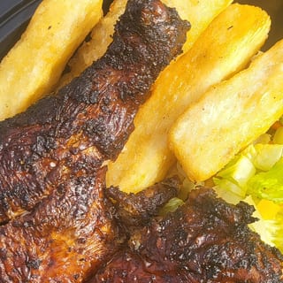 Jerk Chicken and Yuca