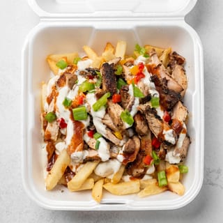 Jerk Chicken Loaded Fries